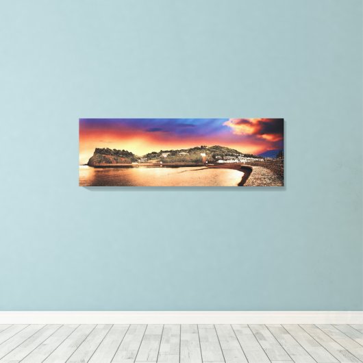 Teignmouth of South Devon, Verenigd Koninkrijk (Ca Canvas Afdruk (Insitu (Houten vloer))