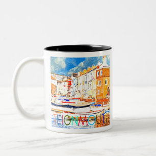 Teignmouth Tweekleurige Koffiemok
