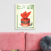 Teinture Rouge  Franse dames Boudoir Adver Canvas Afdruk (Insitu (Woonkamer))