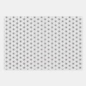 teisterpatroon voor zwarte en witte vloeren inpakpapier vel (Voorkant 2)