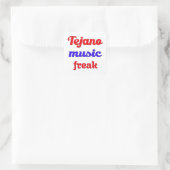 Tejano Music Freak Vierkante Sticker (Tas)