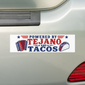 Tejano & Tacos Bumpersticker (Op auto)