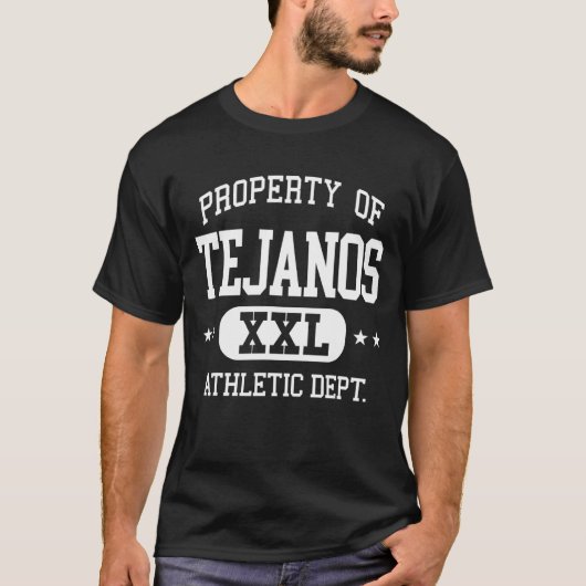 Tejanos Retro Athletic Property Dept T-shirt (Voorkant)