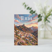 Tejeda dorp Spanje Briefkaart (Staand voorkant)
