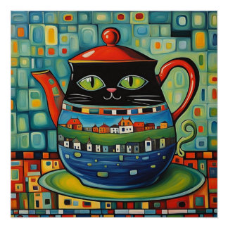 Tekanne Dyr 10 Perfect Poster