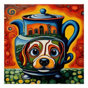 Tekanne Dyr 6 Perfect Poster