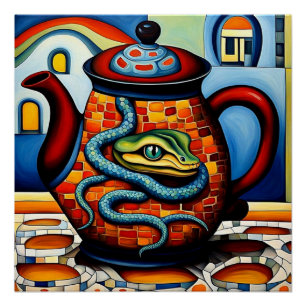 Tekanne Dyr 8 Perfect Poster