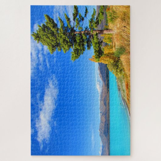 tekapo blue lake legpuzzel (Verticaal)