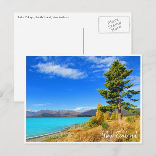 tekapo nieuw - zeeland briefkaart (Voorkant / Achterkant)