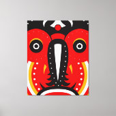 Teke Mask Canvas Afdruk (Voorkant)