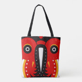 Teke masker tote bag (Achterkant)