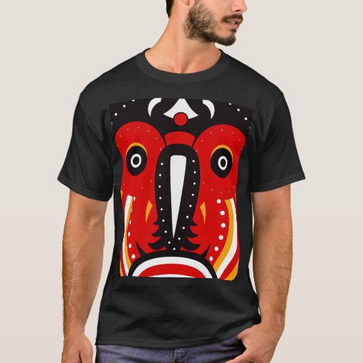 Teke Tribe Art T-shirt (Voorkant)