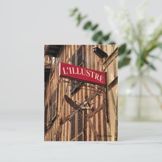 Teken 1 Briefkaart (Staand voorkant)