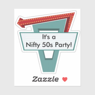 Teken 1 van 50 jaar sticker