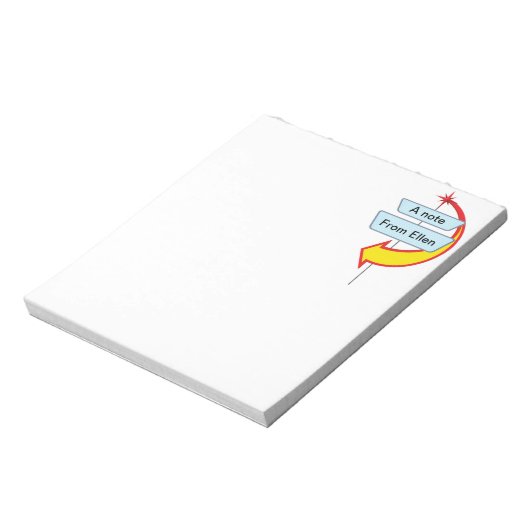 Teken 2 van 50-jarigen notitieblok (Linkerzijde)