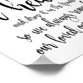 Teken 8 x 10 Teken voor je hartritmebruiloft Poster (Hoek)