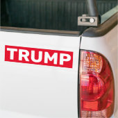 Teken addendum stoppen, Trump stoppen Bumpersticker (Op Truck)