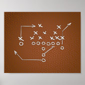 Teken afdrukken football Partij PLAYBOOK II Poster (Voorkant)