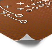 Teken afdrukken football Party PLAYBOOK IV Poster (Hoek)