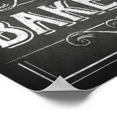 Teken afdrukken op alk Style BAKERY Poster (Hoek)