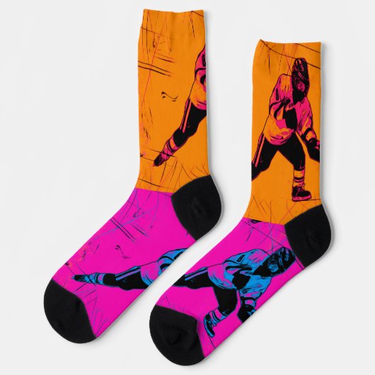 Teken afhandelen - Hockey-spelers Sokken (Links)