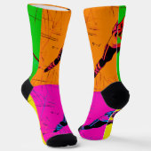 Teken afhandelen - Hockey-spelers Sokken (Gebogen)