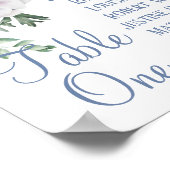 Teken Anemone en Thistle Tabletop Poster (Hoek)