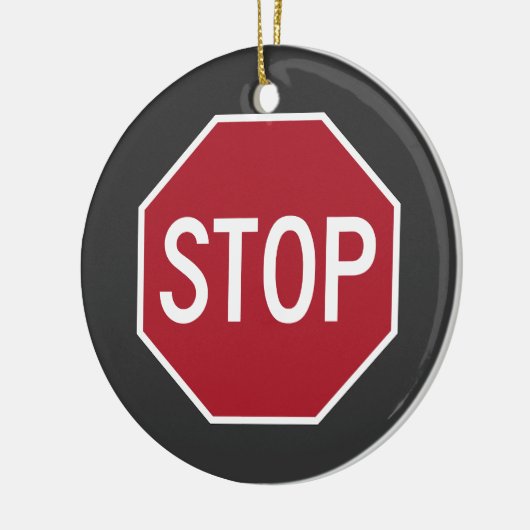 Teken annuleren keramisch ornament (Links)