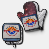 Teken Arizona State Ovenwant & Pannenlap Set (Voorkant / Achterkant)