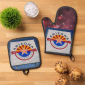 Teken Arizona State Ovenwant & Pannenlap Set (Top down)