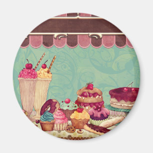 Teken banner voor Cupcake Cake Party Magneet