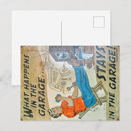  teken briefkaart (Voorkant / Achterkant)