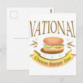 Teken Briefkaart van nationale kaasboerderijdag (Voorkant / Achterkant)