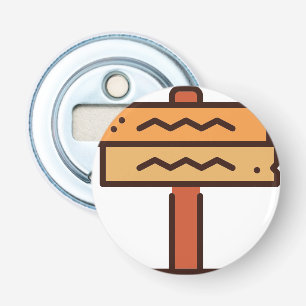 teken button flesopener