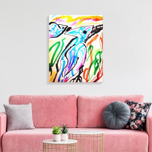 Teken Canvas Afdruk (Insitu (Woonkamer))