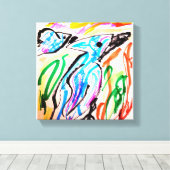 Teken Canvas Afdruk (Insitu (Houten vloer))