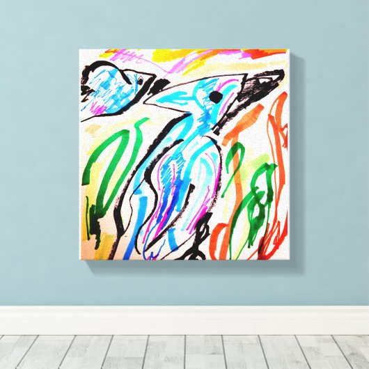 Teken Canvas Afdruk (Insitu (Houten vloer))