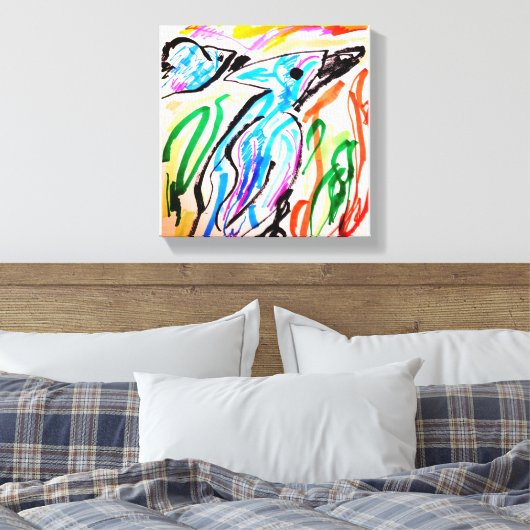 Teken Canvas Afdruk (Insitu (Slaapkamer))