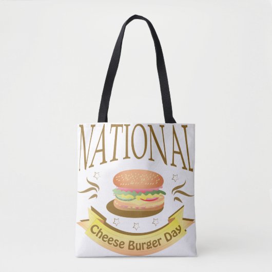 Teken Canvas tas van nationale kaasboerendag (Voorkant)