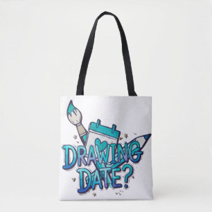 Teken datum tote bag