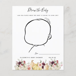 Teken de baby | Baby Shower Spel