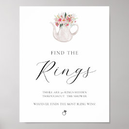 Teken de Ringen Bruidsfeest Spel Bord Poster