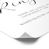 Teken de Ringen Bruidsmeisjesfeest Spel Bord Poster (Hoek)