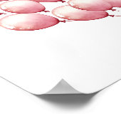 Teken een ballon, gastenboek, gastenboek Poster (Hoek)