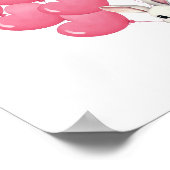 Teken een ballon, Gastenboek Poster, Gastenboek Poster (Hoek)