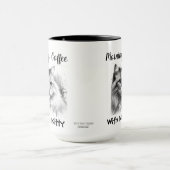 Teken een knuffelbare kitty, voeg foto toe en pers mok (Midden)