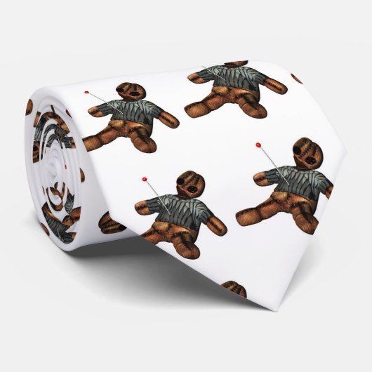 Teken een pop in de Voodoo Doll-Stropdas Stropdas (Opgerold)