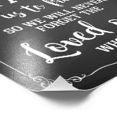 teken een trouwbord voor bezoekersregister foto afdruk (Hoek)