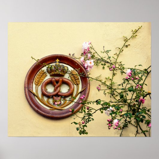 Teken en Rozen voor kruipen Poster (Voorkant)