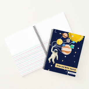 Teken en schrijf handschrift Praktijk en schets Notitieboek